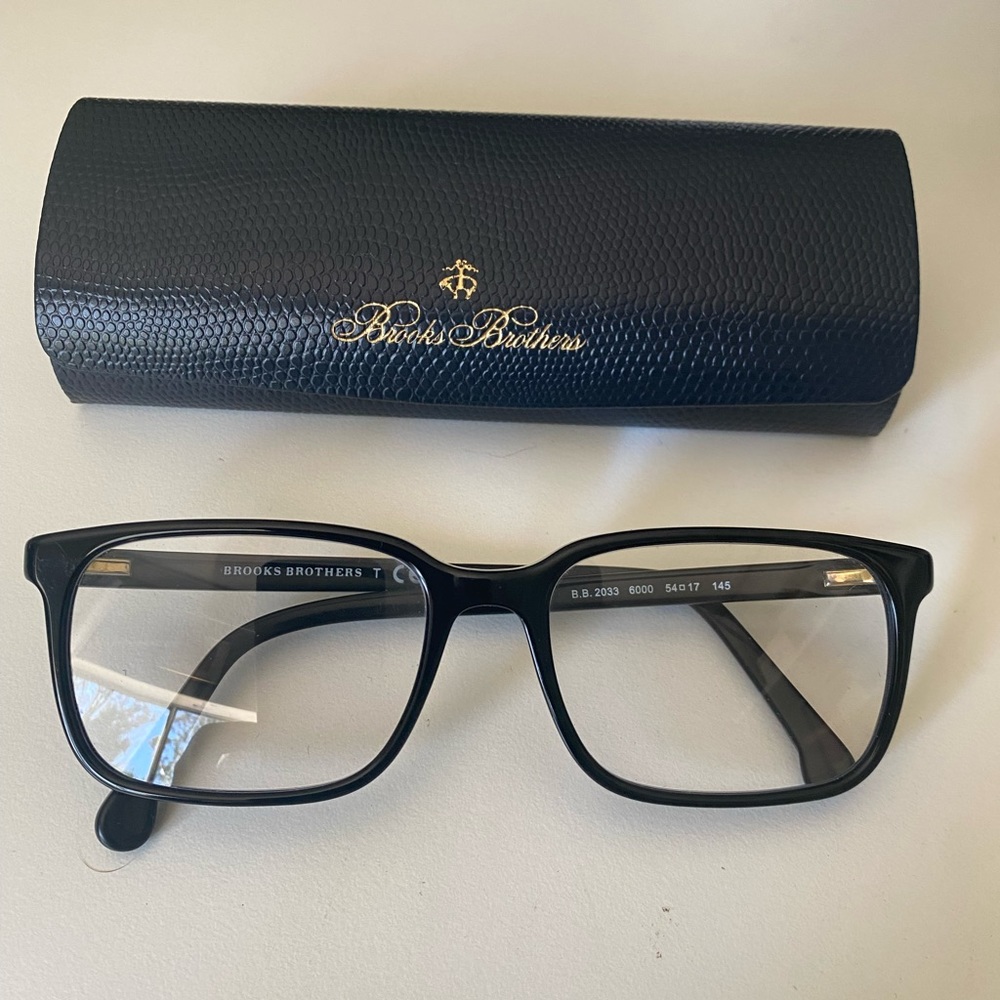 Brooks Brothers 2033 Black Reading Glasses/Frames